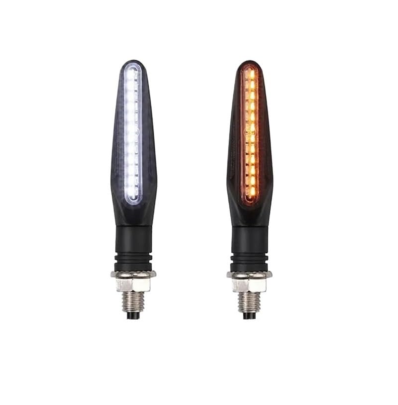 Clignotant LED universel moto avec feu de signalisation arrière