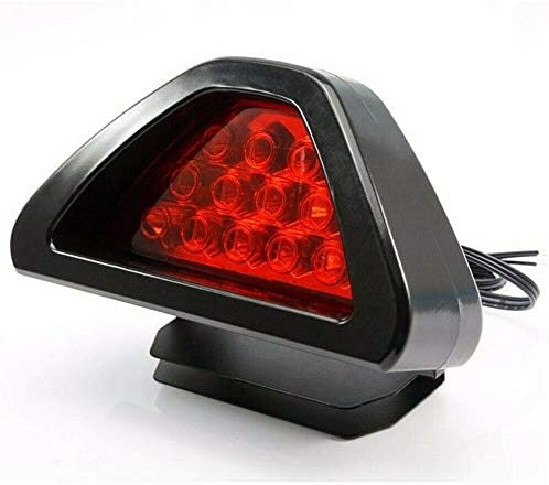 MASO Rear Tail Third Brake Light Car Universal Stop Light Vehicle Strobe Flash Fog Lamp Red Light Red Shell image 5