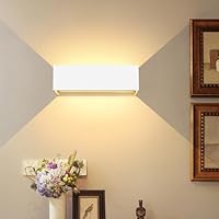 Kingwen 20 W wandlamp voor binnen en buiten, 3000 K warm wit, led-wandlamp, instelbare stralingshoek, buitenwandlamp, IP65 waterdicht (grijs