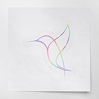 Vista 18 de ANDstic506660SI - Calcomanías de vinilo personalizadas (plata metálica) (juego de 2) calcomanías de vinilo resistentes a la intemperie para laptop