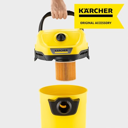 Image of Karcher Cartridge Filter for Karcher Wet Dry Vacuum Cleaners - Compatible with WD 1 Compact, WD 2-18 and WD 3