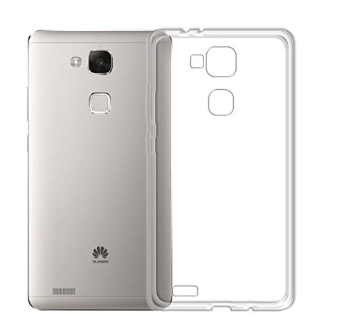 Luch Funda de silicona transparente para Huawei Mate 7, fina, de TPU, transparente, con 0,6 mm de grosor para Huawei Mate 7