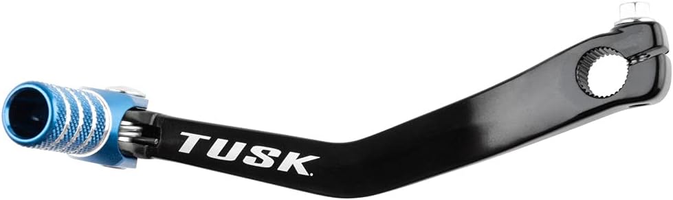 Tusk Folding Shift Lever Black/Blue Tip Compatible with Suzuki Z400 QuadSport 2003-2014