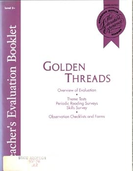 Paperback Golden Threads: Level 3+ - Teacher's Evaluation Booklet Book