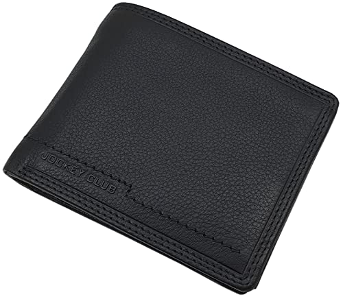 Cuero de Vaca Monedero con Extra Muchos Compartimentos en Negro Cover
