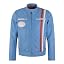 Sky Blue (White/Orange) Stripes