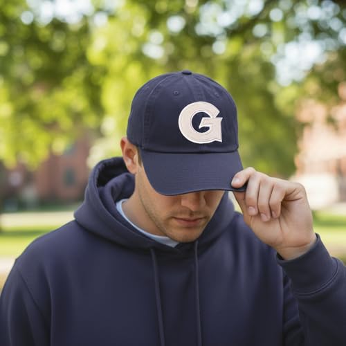 Gorra bordada ajustable estilo baseball azul miniatura 5