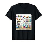 Beakers Test Tubes Colorful Playful Easter Science