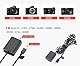 King Ma NP-FW50 Dummy Akku USB Kamera Netzteil Decodierter NP-FW50-Akku Ersatz mit Type-C PD/QC Feder-Netzadapterkabel für Sony A7/ A7M2/ A7R2/ A7S2/ A6000/ A6300/ A6500/ A5000/ A5100 Kameras