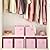 GRANNY SAYS Cube Storage Bins, 11 Inch 6 Pack Storage Cube Organizer, Foladble Fabric Storage Boxes with Handle, Decorative Clothing Storage Baskets for Shelves, Closet, Pink