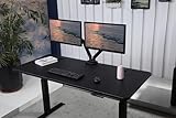 ApexDesk K Series 60' Electric Adjustable Standing Computer Desk for Home and Office Width and Height Adjustable, Black