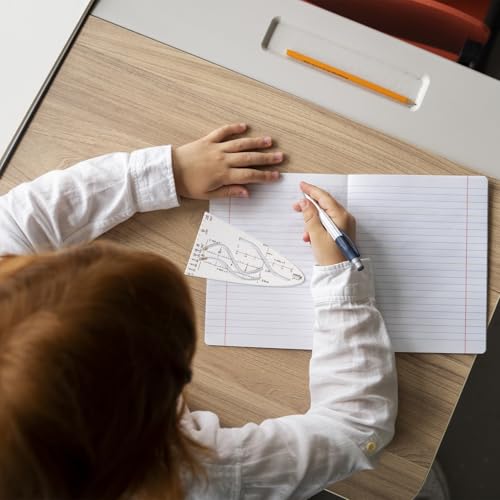 6 Stück Parabelschablone Mathe,Parabelschablone,Lineal Parabel für Anzeichenschablone,Geometrie Kinder Kreisschablone,Kurvenlineal Kurvenschablone Normalparabel,Schablone Zeichenschablone Tangem