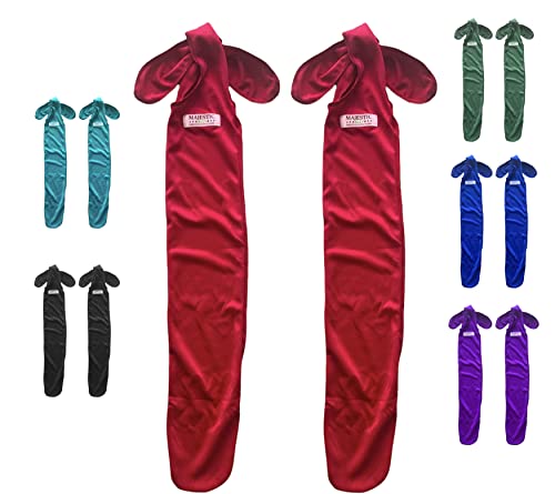 Majestic Ally Lycra Tail Bag for Horses - to Keep The Tail Clean and Protected - Set of 2 (Red)