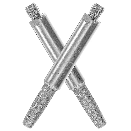 Garneck Efficient Chainsaw Sharpening Kit 2pcs High Hardness Diamond Stones for Chainsaw Accessories