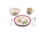 6-teilig Zilverstad Faser Geschirr-Set Prinzessin, 6-teilig, Sonstiges, Multi, 25.7 x 20.5 x 10 cm