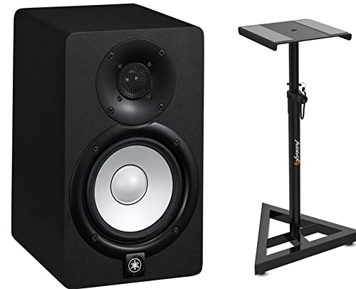 Monitores Yamaha HS5 Monitor Estudio Activo + Audibax Neo SM1 Soporte Suelo
