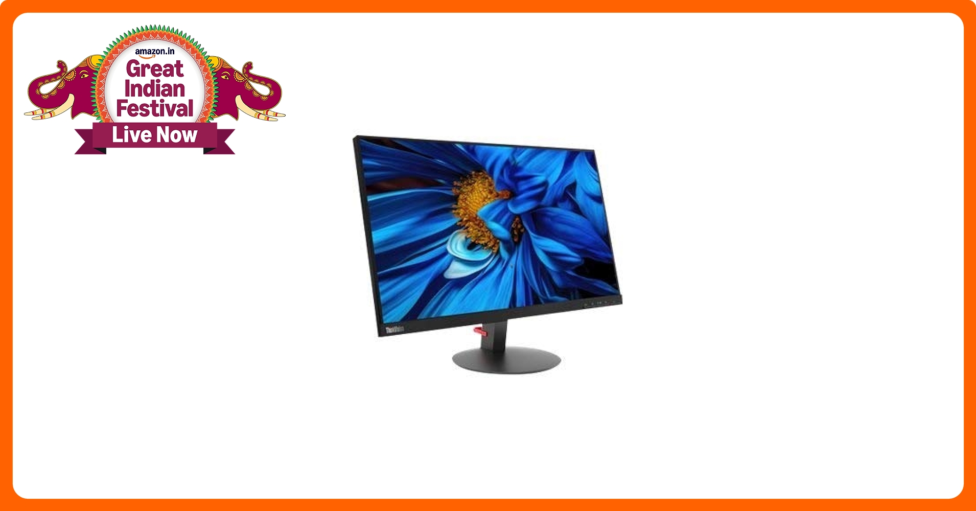 Lenovo THINKVISION S24E-10 Flat Panel 24 INCH Monitor