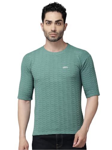 Image of TICOSS Men's Polyester Regular Fit T-Shirt