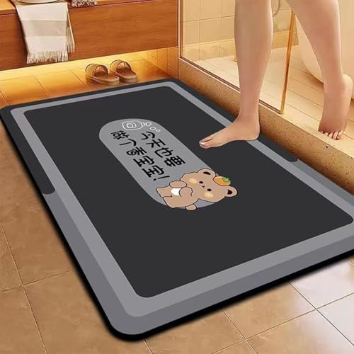 バスマット 速乾 吸水 低反発 足ふきマット お風呂マット 洗える やわらか ソフト 足拭き 快適 お風呂 かわいい 消臭 防カビ 抗菌 キッチン 洗面台 浴室 収納簡単 おしゃれ 丸洗い