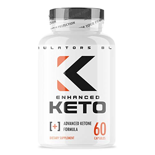 Enhanced Keto Dietary Supplement Fat Burner with Advance Ketone Formula, 60 Capsules