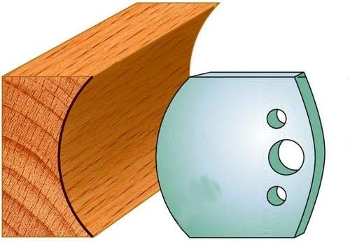 CMT CMT 690.545 Pair of Profiled Knives for Shaper Cutters, 1-31/32-Inch Cutting Length, 5/32-Inch Thickness