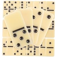 LOPUNER Domino Set Board Game for Adults and Family Lightweight Travel Dominoes Blocks for Party Gathering Indoor Fun Rainy Day Entertainment Gift for Weekend Barbecue