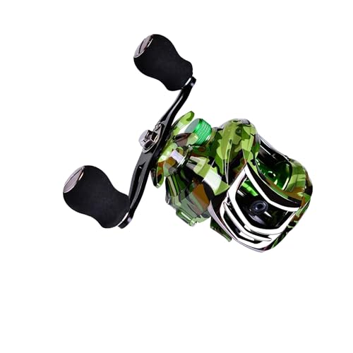 WUISOLQP High Speed Gear Ratio 721 Fishing Reel 181 BB Ball Bearings Best Baitcasting Reels Fishing Reel Pulling Right Left Hand Control Right Left Hand Line Cup Baitcast Lure Wheel