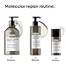 L'Oreal Professionnel Absolut Repair Molecular Shampoo - Sulfate-Free Molecular Repairing Shampoo, Repairs Damage & Restores Strength For All Damaged Hair Types