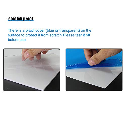 ABS0905 8pcs 0.5mm Thickness 200mm x 250mm White Sheets 9.84'' x 7.87'' x 0.02'' ABS Styrene Sheets for Model Train Layout New (0.5mm) - Image 3