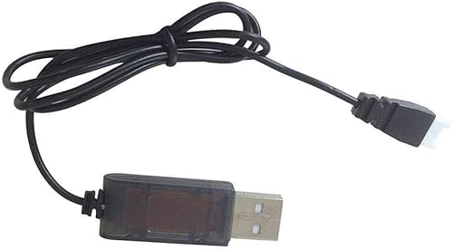 Miniatura 7 de ZEZEFUFU Cargador de cable USB RC LiPo Fuente de alimentación de batería Cable de carga para Syma X5 Series y Hubsan 107 Series Quadcopters (3.7V)