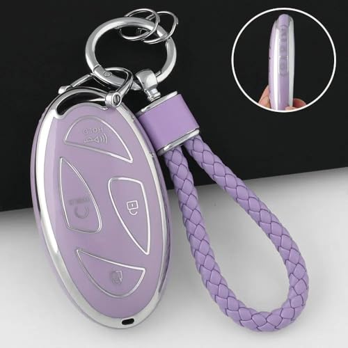 Coque Clé Voiture Hyundai Anti Rayures pour Télécommande 7 Boutons - 2