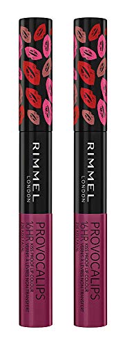 Rimmel Provocalips Lip Colour, Kiss Fatal, 0.14 Fluid Ounce (Pack Of 2)
