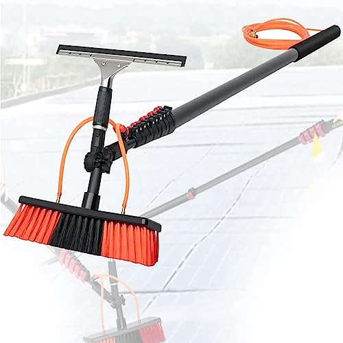 Limpiador de paneles solares para techos de invernadero con cepillo de 35 cm y mango largo 4