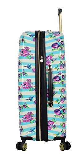 betsey johnson floral luggage