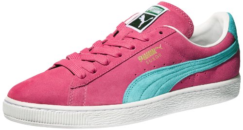 Image of PUMA Adult Suede Classic Shoe, Cabaret Blue /Curacao-Men's 4, Women's 5.5 Medium