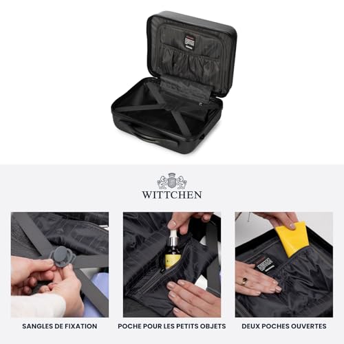 Valise cabine rigide en ABS WITTCHEN Globe Line avec 4 roues