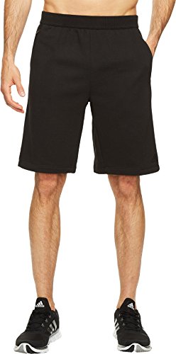 Short en molleton noir Adidas M pour vos journées détente