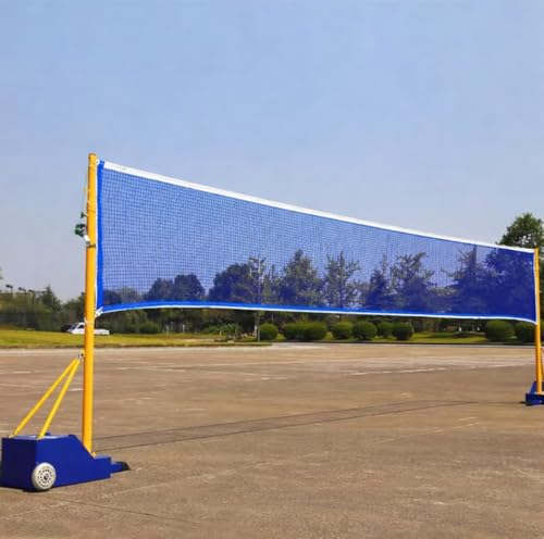 Image of BOSCO Badminton Net Blue, sutable for Outdoor and Indoor, Waterproof and Nylon Material, Four Side Tape, Full Size 2.5x20 Easy to Setup and Carry.