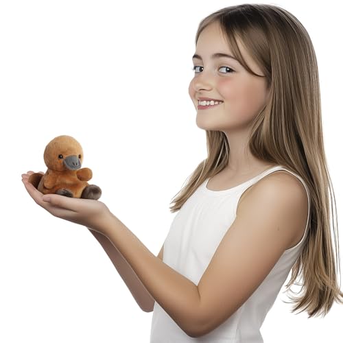 Aurora, 33678, Palm Pals Patty Platypus 5 In, Soft Toy, Brown