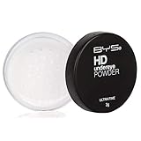 BYS HD Undereye Loose Powder Ultra Fine Transparent - Includes Bonus Powder Puff, Silica and Vitamin E