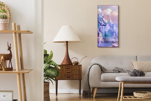 Horloge sur Toile Sans Tic-Tac Silence Absolu pour Chambre 30x60cm - 4