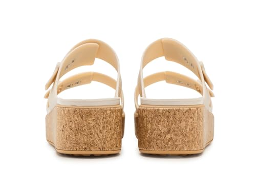 Image of Crocs Women's Brooklyn Cork Buckle Sandals