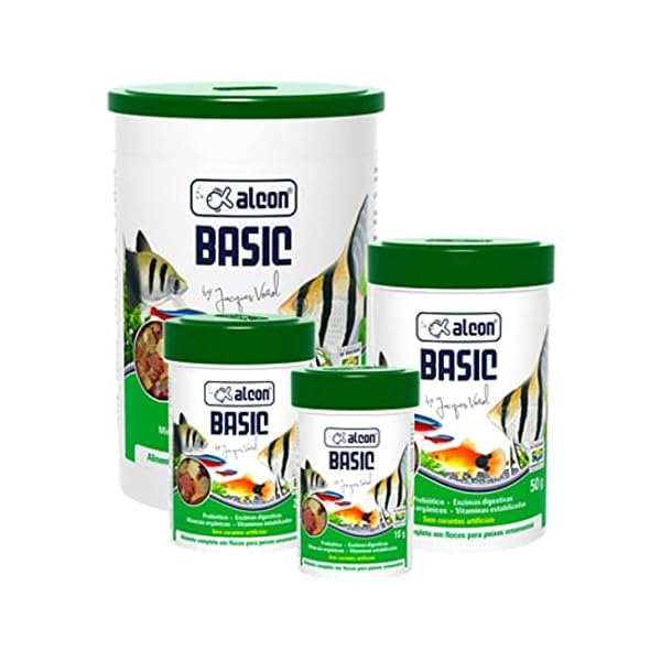 RaÃ§Ã£o Para Peixe Basic Alcon 50g em Flocos Alcon Para Peixes - Imagem 6