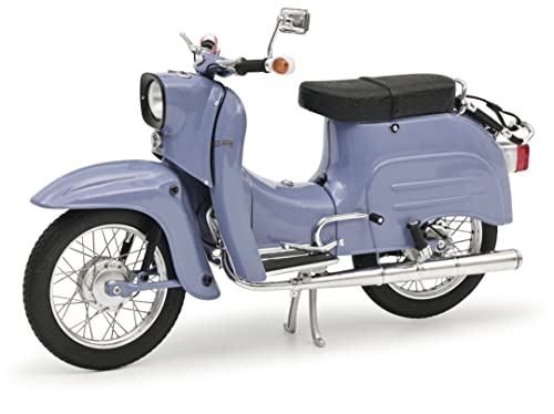 Schuco Modellauto Simson Schwalbe blau 1:10