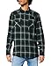 LTB Jeans Bamibe Delantal Abotonado de utilidades de Trabajo, June Bug Balck White Check 12584, Large para Hombre