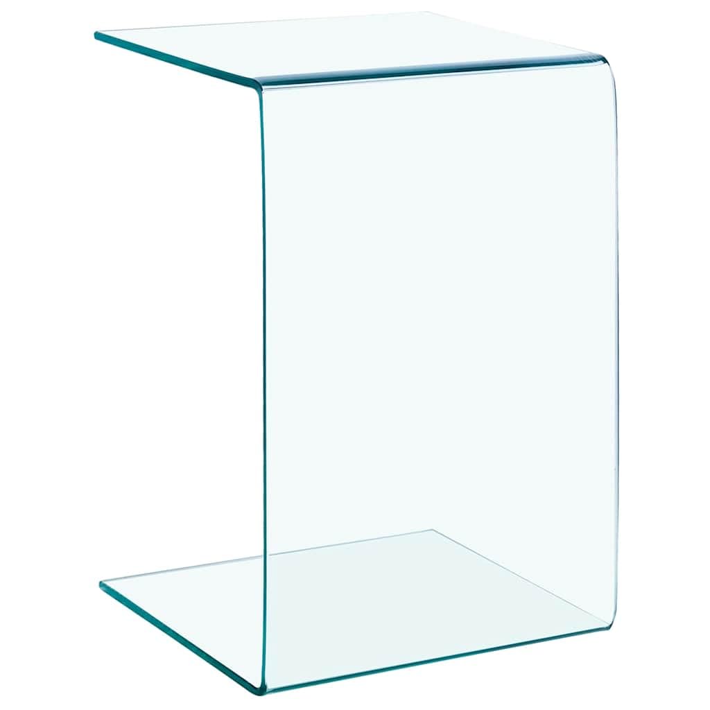 Générique Stolik pomocniczy 40x40x60 cm szkło hartowane | Toe sofy, uchwyt na telefon, Zastosowanie poziome lub pionowe, stabilne i trwałe