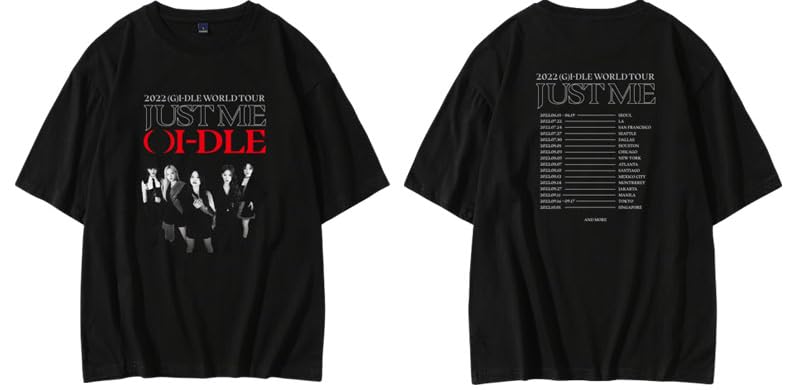 Amazon.co.jp: GIDLE ジーアイドゥル Tシャツ JUST ME ツアー 応援服