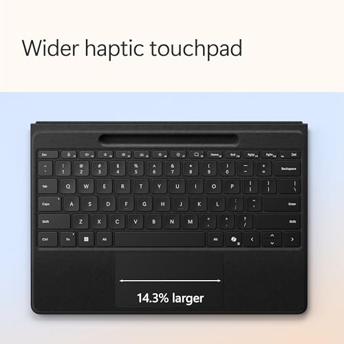 image for Microsoft Surface Pro Flex Keyboard With Pen Storage Alcantara keyboar