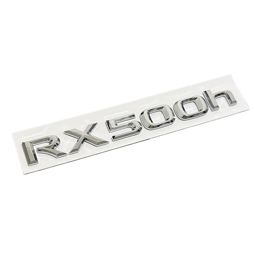 YTQMoreBNZ YYDStes Chrome Glossy Black ABS RX200t RX270 RX300 RX350 RX450h RX450hL HYBRID EmblemCompatible With LEXUS Car Trunk Trunk Rear Logo Sticker