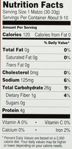 Yehuda Salted Daily Thin Matzo, 10.5 oz, 2 pk